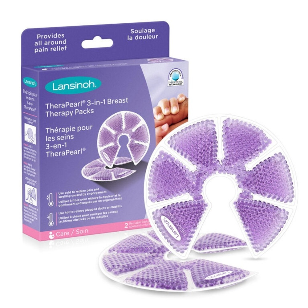 Lansinoh Thera Pearl 3-in-1 Breast Therapy Pack